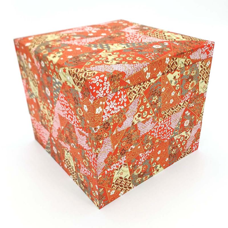 Large Paper Tiered Box - Jūbako - 3 tiers (sandanjū) - AKA