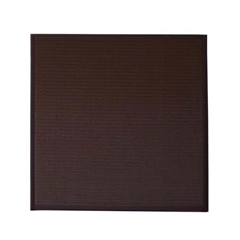 Traditioneller japanischer Tatami, Polypropylen-Matte, braun, SQUASH, 82x82cm