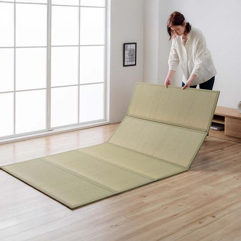 Traditional Japanese Mat, Rice Straw Tatami Mat (Yumemi Tatami), 5-Fold Panels