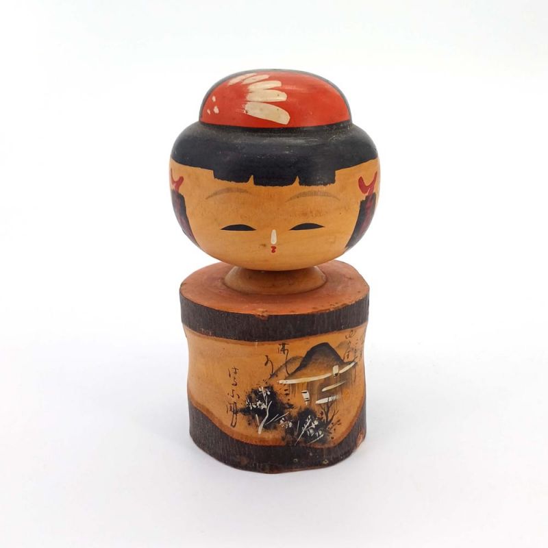 Japanese wooden doll, KOKESHI VINTAGE