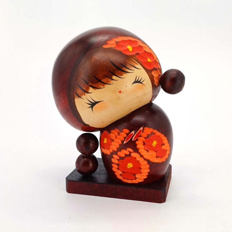 Bambola giapponese in legno, KOKESHI VINTAGE