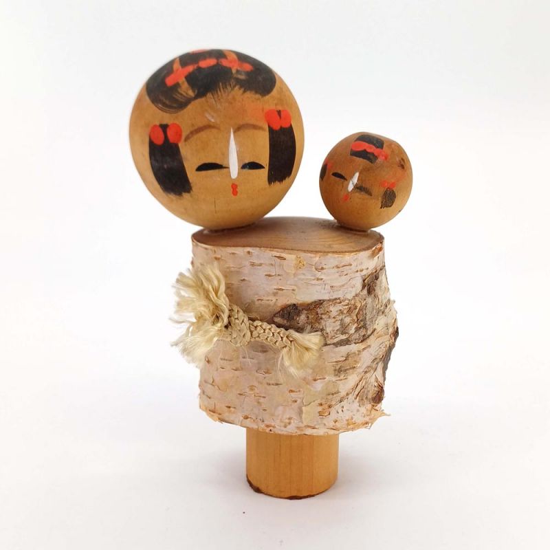 Bambola giapponese in legno, KOKESHI VINTAGE