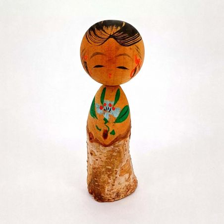 Japanese wooden doll, KOKESHI VINTAGE