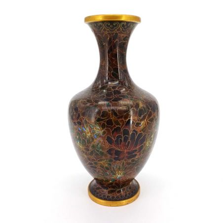 Vase Japonais Vintage en Émaux Cloisonnés – Fin XXe Siècle