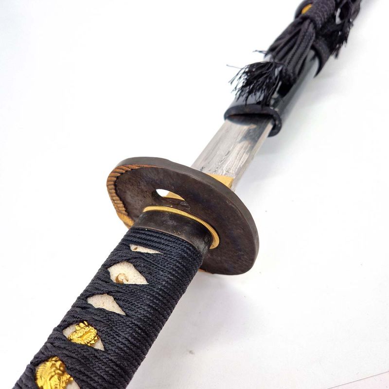 Katana Decorativa Fénix - Hoja de 700mm - Mango de Piel de Raya - Funda