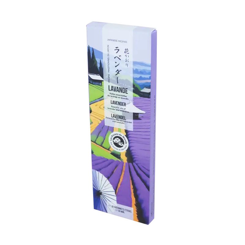 30 Japanese Incense Sticks Lavender - Gardens of Japan