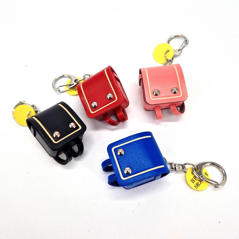 Japanese school bag keychain, Mini Randoseru (School bag)