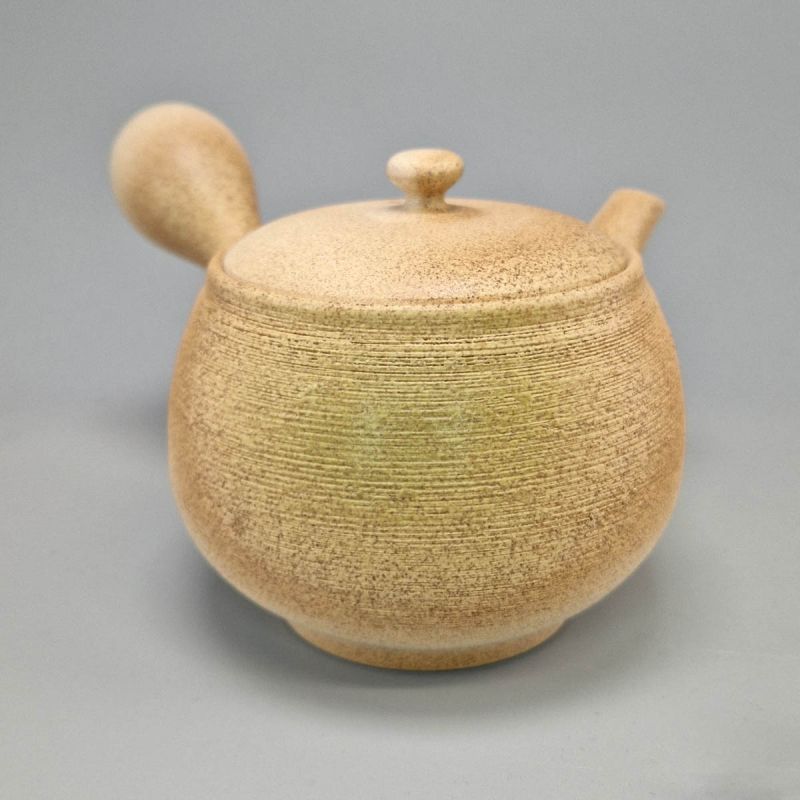 Tokoname Teapot 290cc - Beige Clay - Japanese Elegance