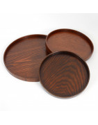 Japanese trays and coasters for an elegant culinary presentation