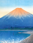 Mont fuji / montagne / littoral - Kawase Hasui