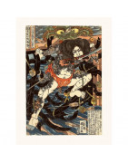 Guerriers et samouraïs - Estampes Japonaises